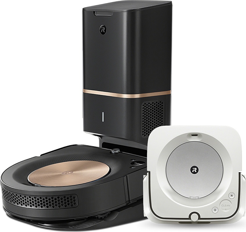 set Roomba s9+ a Braava jet m6 White
