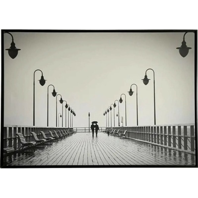 Bondecor Obraz, MDF rám, SHADOW Molo lamp 59 x 84 cm