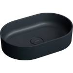 Omnires Ovo M+ 55x36 cm matt black lava (OVOUNBLV)