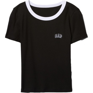 GAP Small logo ringer черно, бяло xl (727444-01)