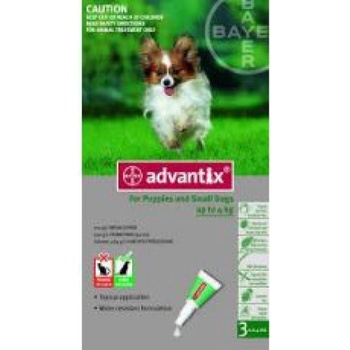 Advantix spot-on pre psy do 4 kg 1 x 0,1 ml