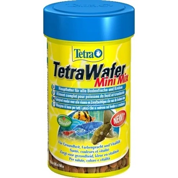 Tetra - Wafer Mini Mix - храна за тропически рибки и ракообразни, хранещи се в долните слоеве на водата 100 мл