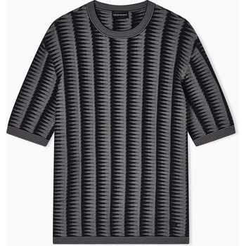 Emporio armani PULLOVER - Navy Scallop