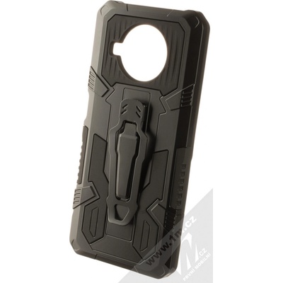 Pouzdro 1Mcz Armor Clip-On odolné s kovovým klipem Xiaomi Mi 10T Lite 5G celočerné