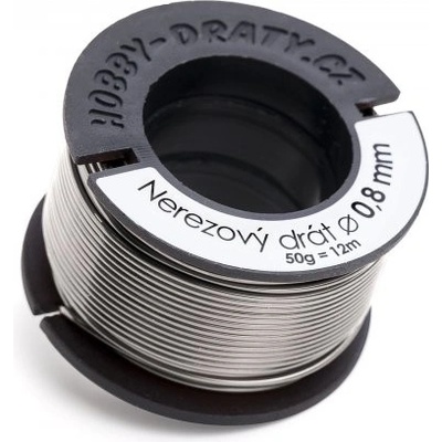 Hobby dráty Nerezový drát 0,8/50g – Hledejceny.cz