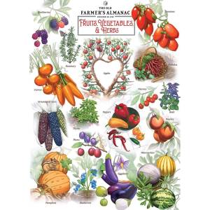 Masterpieces - Puzzle Fruits & Vegetables - 1 000 piese