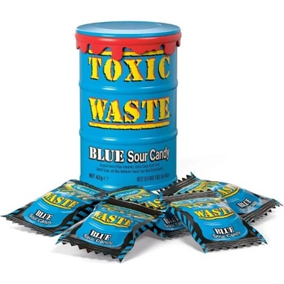 Toxic Waste Blue Drum extrémně kyselé bonbóny 42 g