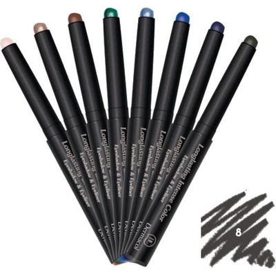 Dermacol Long-Lasting Intense Colour očné tiene a linka 2v1 8 1,6 g