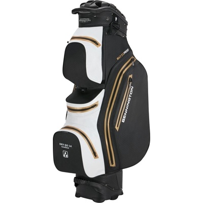 Bennington QO 14+ Waterproof Black/White/Gold Чантa за голф