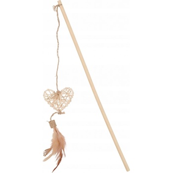 Zolux rybársky prút srdce z ratanu a pierka Ethicat 44 cm