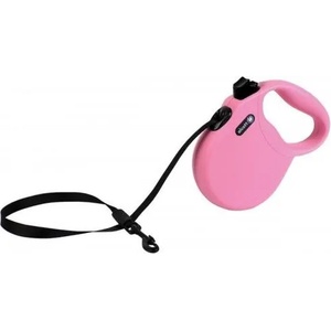 alcott Wanderer Retractable Leash - автоматичен повод Пътешественик, РОЗОВ, размер М - дължина на повода 4, 8 м - подходящо за кучета до 30 кг WRMPK