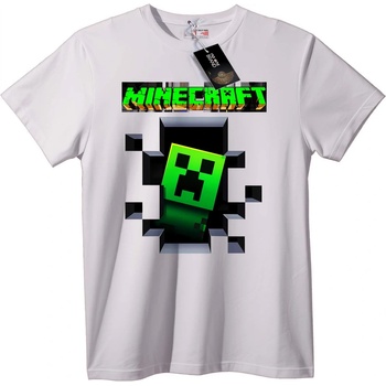 NOONEBRAND Тениска Крийпър от Minecraft - M, Black