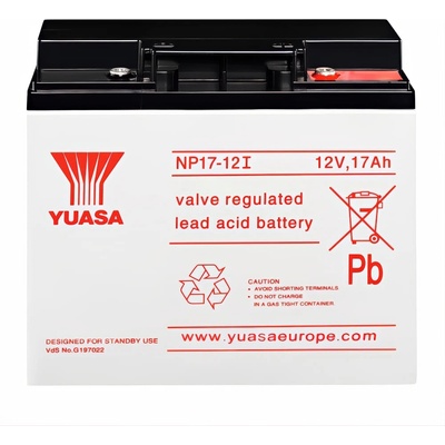 YUASA Акумулатор YUASA NP VRLA 17Ah L+ (NP17-12I)