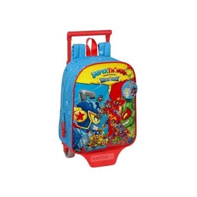 Magic Box Toys Училищна чанта с колелца SuperThings Rescue force Син 22 x 27 x 10 cm