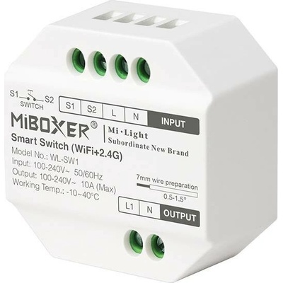MiBoxer WL-SW1 chytrý nástěnný vypínač WiFi + 2.4 GHz RF