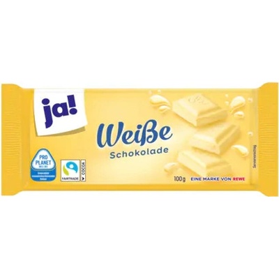 Ja! Weisse Schokolade 100 g