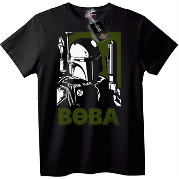 NOONEBRAND Тениска Боба Фет Star Wars - L, Black
