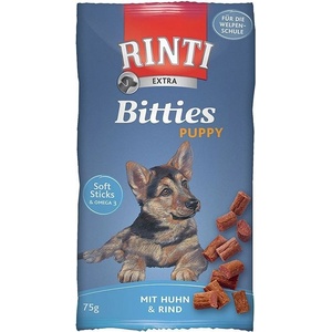 RINTI Extra Bitties Puppy пиле и говеждо 75 г