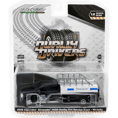 Chevrolet Silverado 3500 Dually Tire Service Truck 2018 Michelin GreenLight 1:64