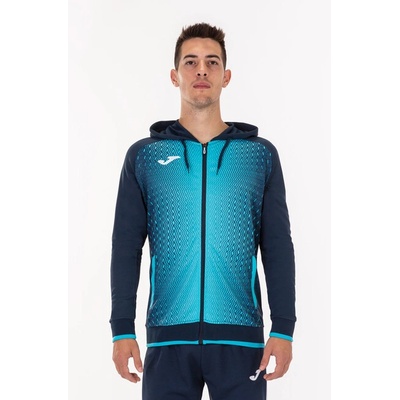 Joma Jacket Hooded Supernova modrá námornícka tyrkysová