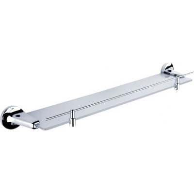NIMCO MONOLIT polička 58cm s ohrádkou chróm/matné sklo MO4091X26