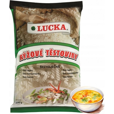 Lucka Rýžové těstoviny vřetena 300 g