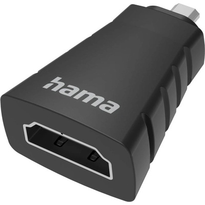 Hama Micro HDMI (мъжки) към HDMI (женски) Преходник Ultra HD 4K HDR - 200348