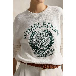 Ralph Lauren пуловер дамски от памук Wimbledon (211B15807)