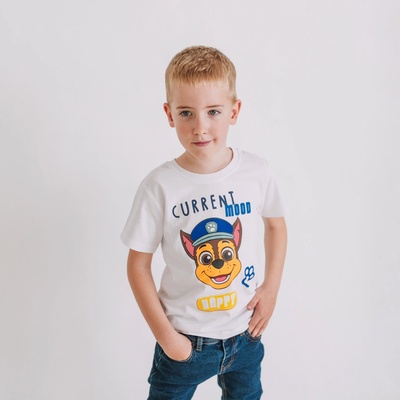 Tričko Paw Patrol Happy biele