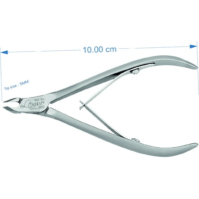 Lexwo kleště na kůži 10 cm, 5 mm typ R01-5 MAT