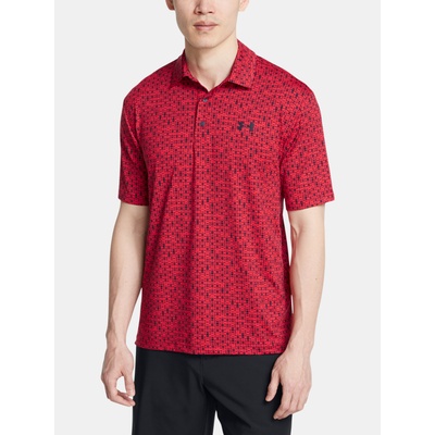 UA Playoff 3.0 Printed Polo T-shirt Under Armour | Cherven | МЪЖЕ | S