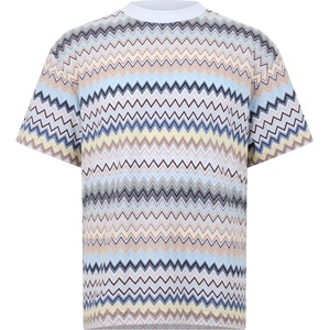 Missoni Тениска MISSONI Men's Pattern Regular Fit T-Shirt - White SM9ER
