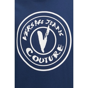 Versace Jeans Couture Памучна тениска (78GAHE08.CJ00E)