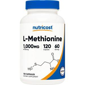 Nutricost L-Methionine 1000 mg [120 капсули]
