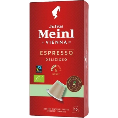 Julius Meinl Biologicky kompostovatelné kávové kapsle Espresso Delizioso 10 ks
