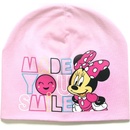 Setino Dievčenská bavlnená čiapka Minnie Mouse svetlo ružová
