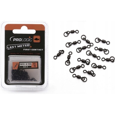 Prologic LM Swivel w/Ring veľ.8 15 ks
