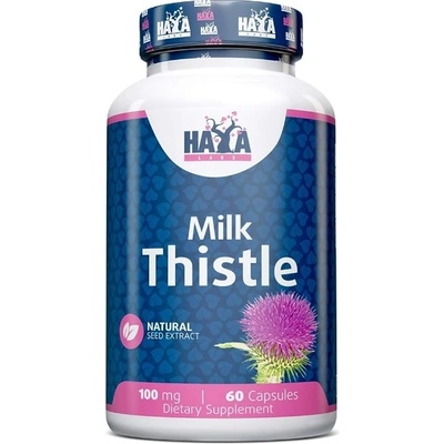 Haya Labs Milk Thistle, 100 mg, 60 капсули, Haya Labs