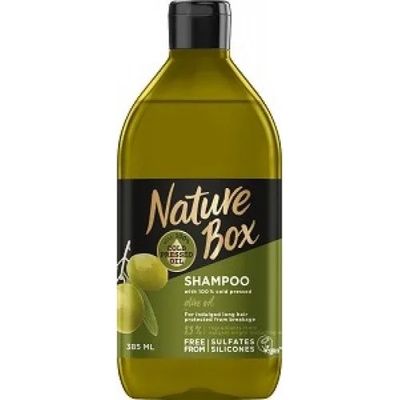 Nature Box Olive Oil Шампоан против накъсване за дълга коса с масло от маслина 385мл
