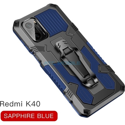 Pouzdro Shockproof Armor Warrior Xiaomi Mi 11i, Redmi K40 Pro+ modré