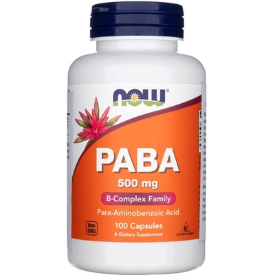 NOW Foods PABA 500 mg 100 kapsúl