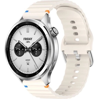 PROTEMIO 104123 WAVY Silikónový remienok pre Xiaomi Watch S4 STARLIGHT
