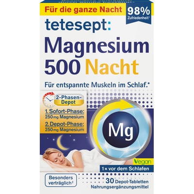 tetesept Магнезий 500 "Нощ" - 30 таблетки