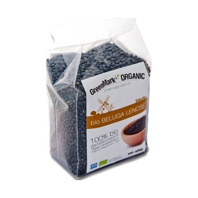 GreenMark Organic Bio Šošovica čierna Beluga 0,5 kg