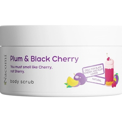 Nacomi, Telový peeling s vôňou slivky a čiernej čerešne 100 ml