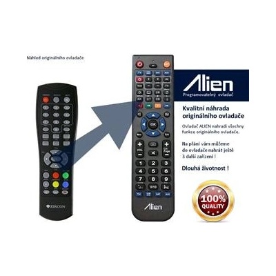 Dálkový ovladač Alien Zircon T-Premium – Hledejceny.cz