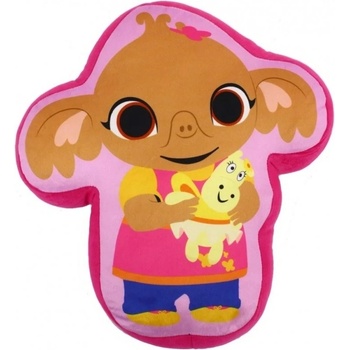 Setino Tvarovaný 3D vankúš Slonica Sula z rozprávky Zajačik Bing 37x40