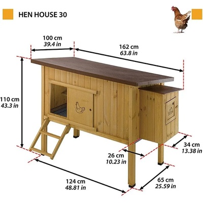 Ferplast Kокошкарник hen house 30 - КЛЕТКА (57096000)