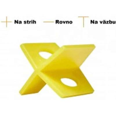 KRÍŽIKY 2mm ŽLTÉ - 100 ks v balení LEVELYS K8102