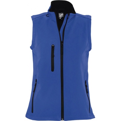 Sols dámska softshellová vesta Rallye Women 46801241 Royal blue